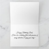 Happy Birthday Dad Sailing カード (内部)