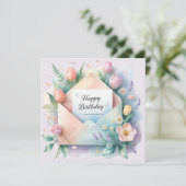 Happy birthday darling. Greeting card シーズンカード (スタンド正面)