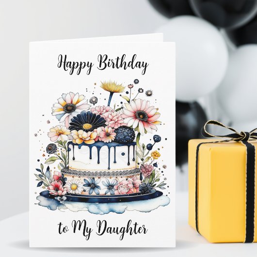 Happy Birthday Daughter | センチメンタルな名入れ カード