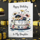 Happy Birthday Daughter | センチメンタルな名入れ カード