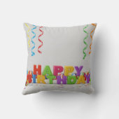 Happy Birthday decoration クッション (裏面)