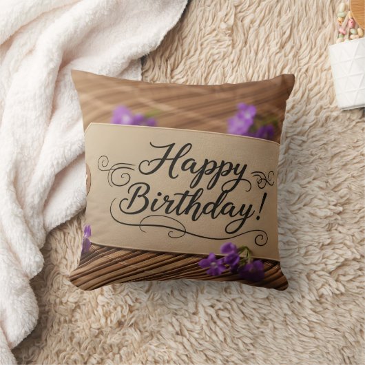 Happy Birthday decoration クッション (ブランケット)