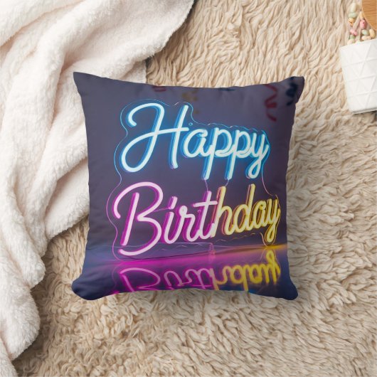 Happy Birthday decoration クッション (ブランケット)