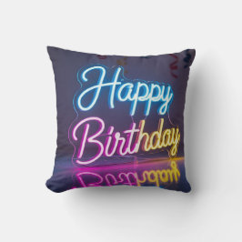 Happy Birthday decoration クッション
