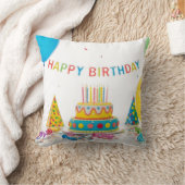 Happy Birthday decoration クッション (ブランケット)