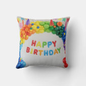 Happy Birthday decoration クッション (裏面)