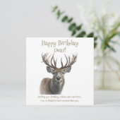 Happy Birthday Deer シーズンカード (スタンド正面)