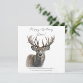 Happy Birthday Deer シーズンカード (スタンド正面)
