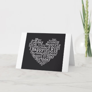 Happy birthday design カード