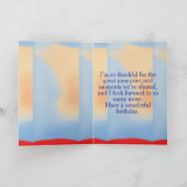 Happy Birthday Dog (watercolor) カード (内部)