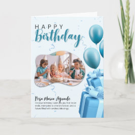 Happy Birthday Editable Greeting Card | Personaliz カード