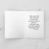 Happy Birthday Elegant Modern Lady Personalize カード (内部)