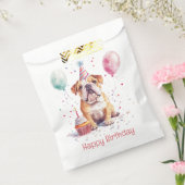 Happy Birthday English Bulldog フェイバーバッグ (封をした状態)