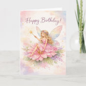 Happy Birthday - Fairy カード (正面)