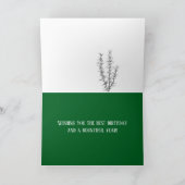 Happy Birthday Favorite Gardener Rosemary カード (内部)