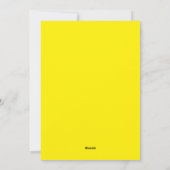 Happy Birthday Flat Holiday Card シーズンカード (裏面)