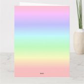 Happy Birthday flower of life Love Mandala カード (裏面)