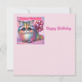 ~ HAPPY BIRTHDAY ~ Fluffy Cat ~ Metallic toenails (裏面)