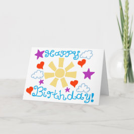 Happy Birthday! Folded Greeting Card カード