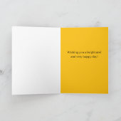 Happy Birthday From Alabama Camellia Yellowhammer  カード (内部)