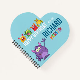 Happy Birthday FUN Monsters kids ノートブック