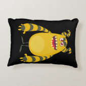 Happy Birthday FUN Monsters kids cute アクセントクッション (裏面)