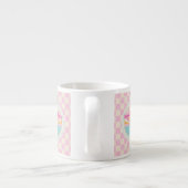 Happy Birthday Fun Mug, Cute Pink Rainbow エスプレッソカップ (裏面)
