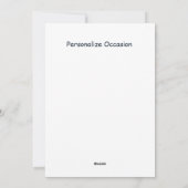 Happy Birthday Funny Alien Spaceship Adventure シーズンカード (裏面)