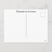 Happy Birthday Funny Cute Cartoon Animal Couriers  シーズンポストカード (裏面)