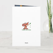 Happy Birthday Funny Playing Games Gamer Cat カード (裏面)