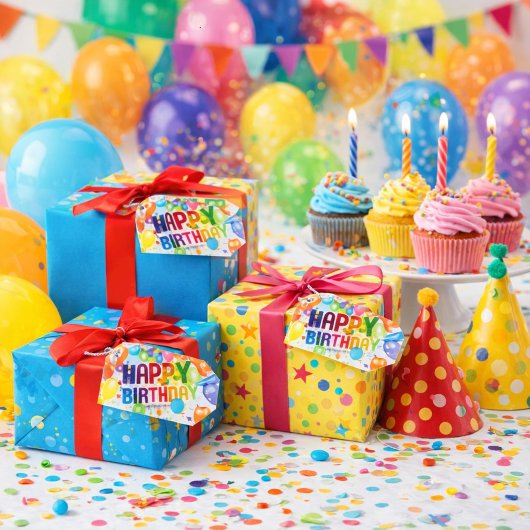 Happy Birthday Gift Tag ギフトタグ
