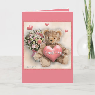 Happy Birthday - Girl カード