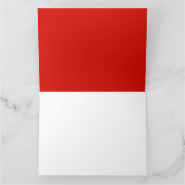 Happy Birthday! Glückwunsch Karte rote Herzen カード (内部)