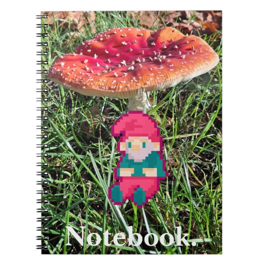 Happy Birthday, gnoom Pixelart, Pixel Art  ノートブック (正面)