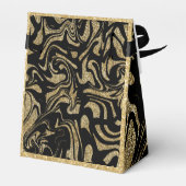 Happy Birthday Gold Glitter sparkle custom フェイバーボックス (裏面サイド)