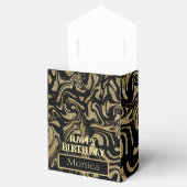 Happy Birthday Gold Glitter sparkle custom フェイバーボックス (オープン)