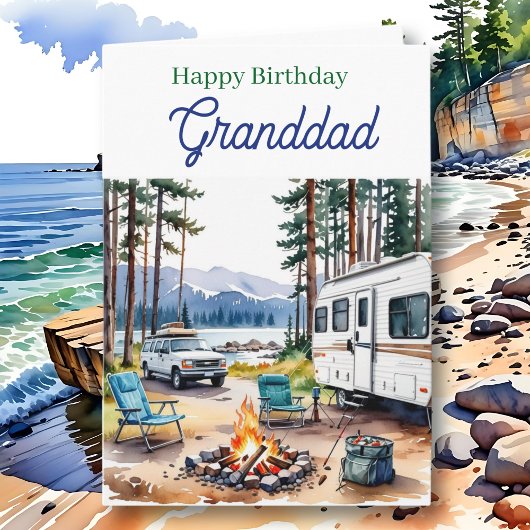Happy Birthday Granddad | Fishing Tackle Box カード