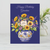 Happy Birthday Grandma. Greeting Card シーズンカード (スタンド正面)