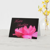 Happy Birthday Greeting Card カード (黄色い花)