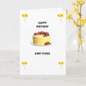 Happy Birthday Greeting Card-Yellow Ballons カード (黄色い花)