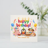 Happy Birthday Greeting Cards  カード (スタンド正面)