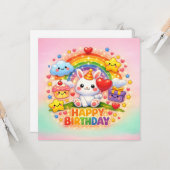 Happy Birthday Greeting Cards  カード (正面/裏面インサイチュ)
