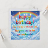 Happy Birthday Greeting Cards  カード (正面/裏面インサイチュ)