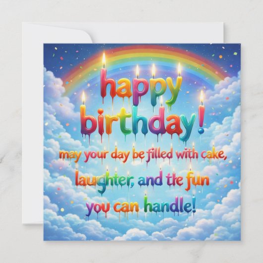 Happy Birthday Greeting Cards  カード (正面)