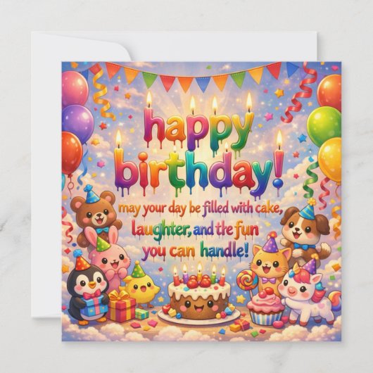 Happy Birthday Greeting Cards  カード (正面)