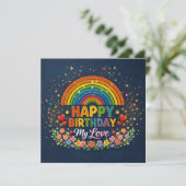 Happy Birthday Greeting Cards  カード (スタンド正面)