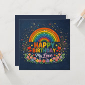 Happy Birthday Greeting Cards  カード (正面/裏面インサイチュ)