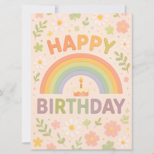 Happy Birthday Greeting Cards カード (正面)