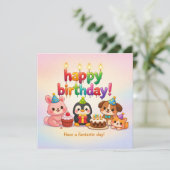 Happy Birthday Greeting Cards  カード (スタンド正面)