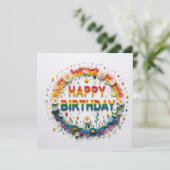 Happy Birthday Greeting Cards  シーズンカード (スタンド正面)